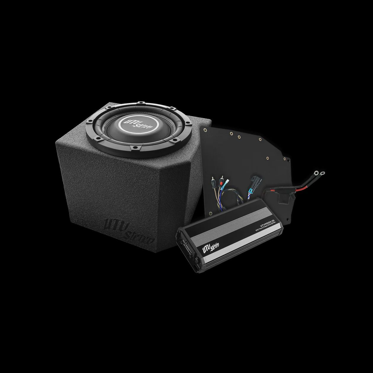 POLARIS® RANGER 1500 500W SINGLE 10&quot; SUBWOOFER KIT | UTVS-RNG-SUB-500-1