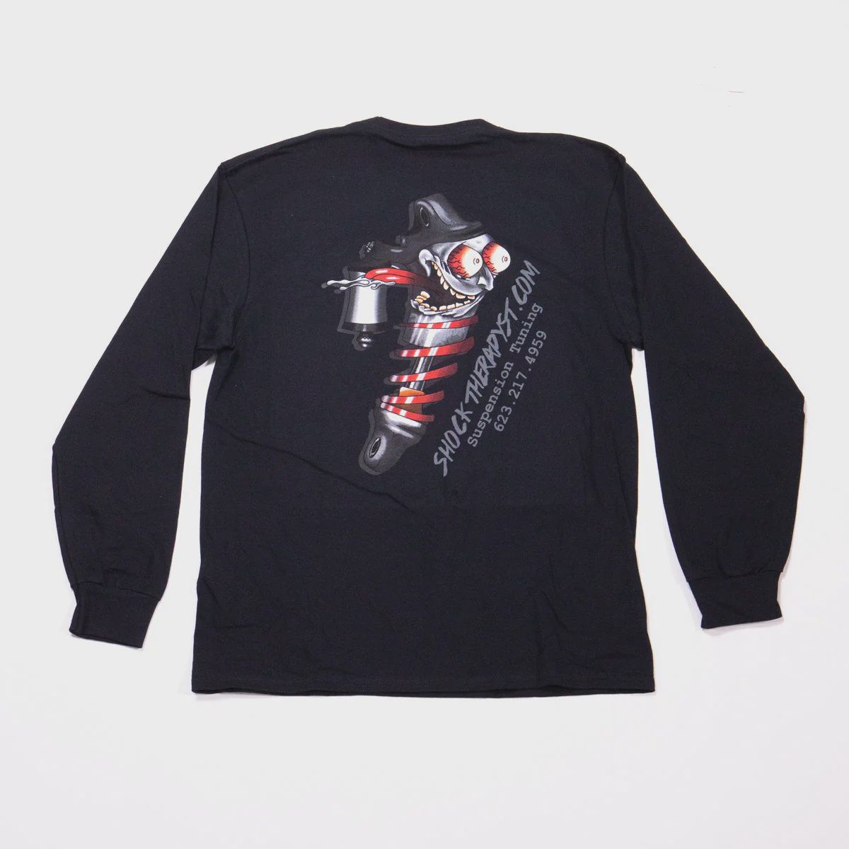 Men&#39;s T-Shirt - Original Logo, Color: Black, Size: 2XL, Style: Long Sleeve