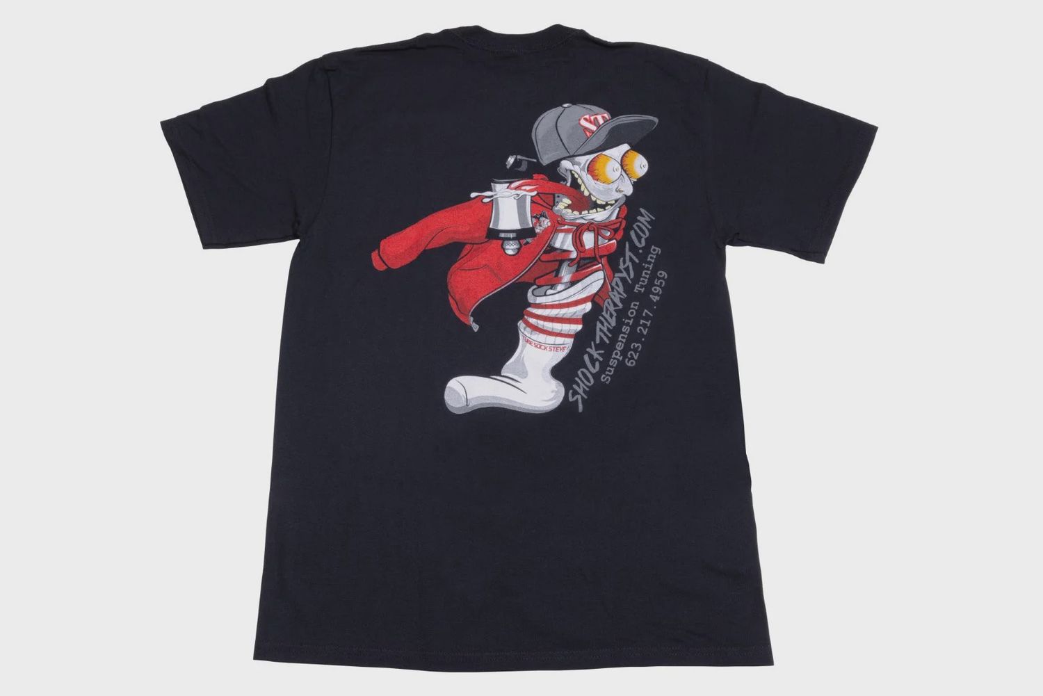 Men&#39;s T-Shirt - &quot;TubeSox&quot; Edition, Color: Black, Size: 2XL