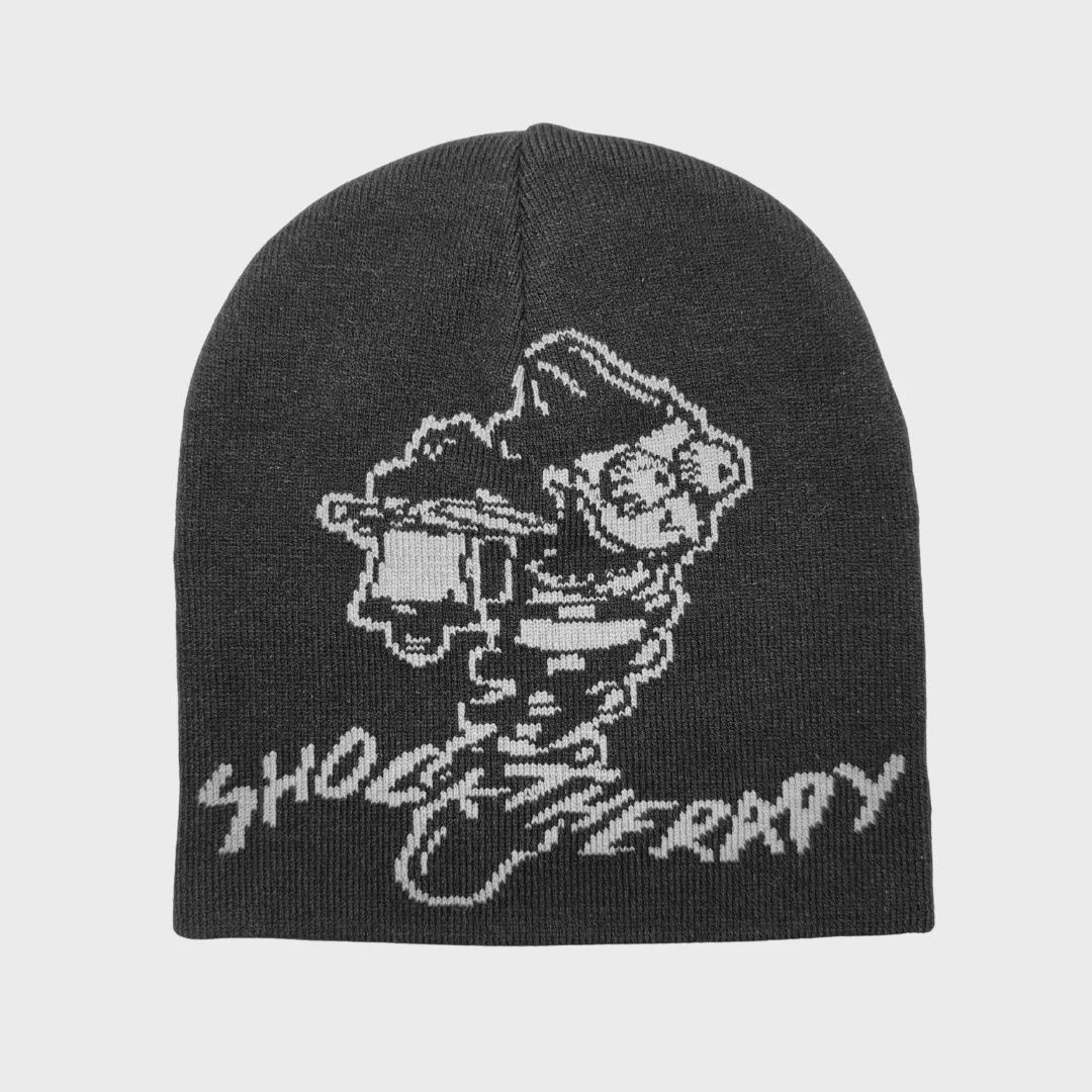 Skull Cap Beanie, Choose Color: Black