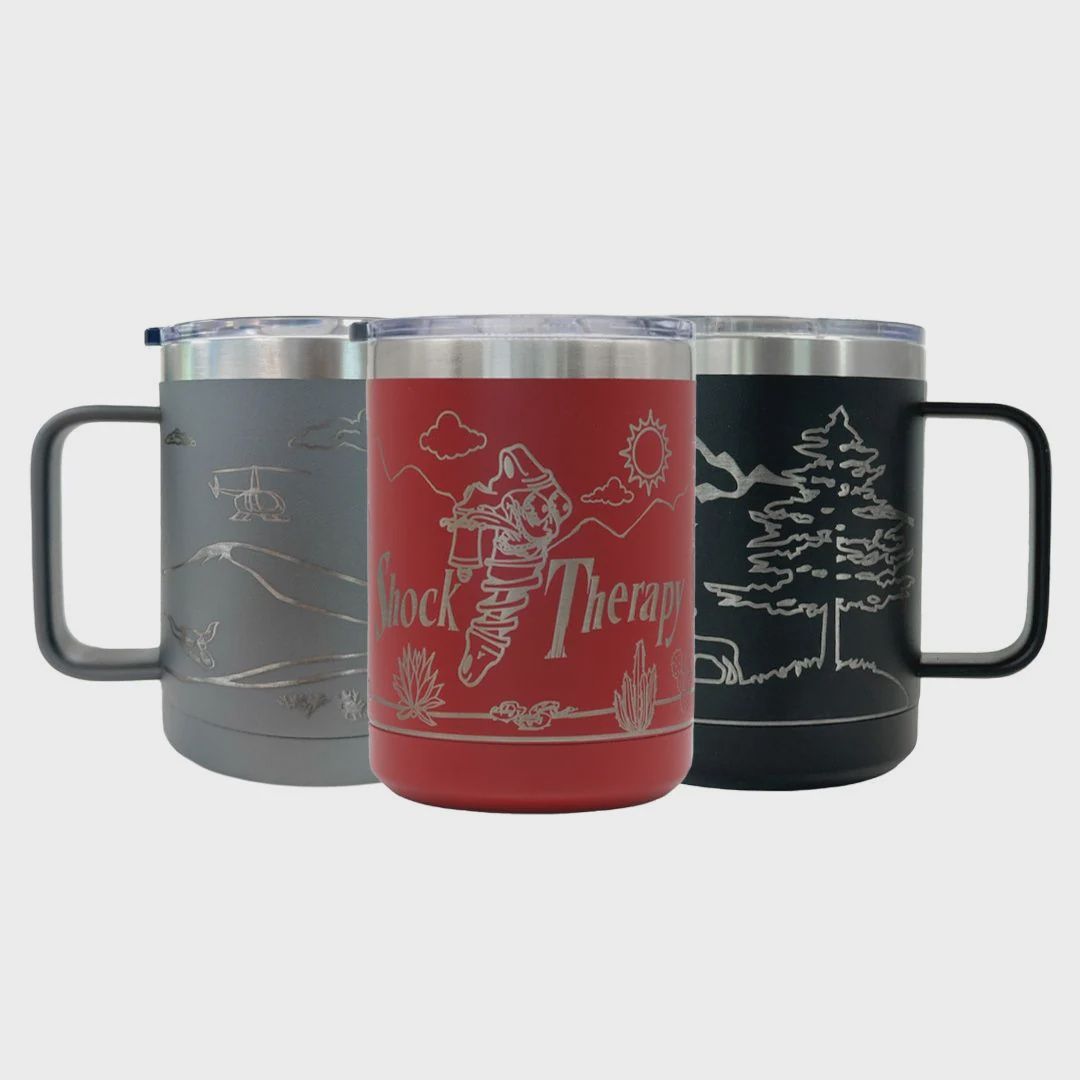 Shock Therapy Mugs &amp; Tumblers, Color: Black, Style: Desert, Type: 15oz Mug