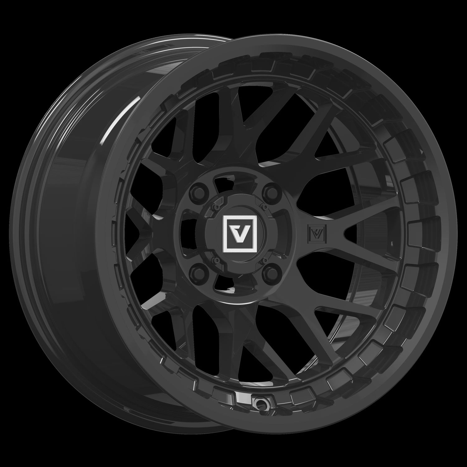 V03 UTV Wheel, BOLT PATTERN: 4x110, Offset: SRA -32mm (2+5), Size: 14x7