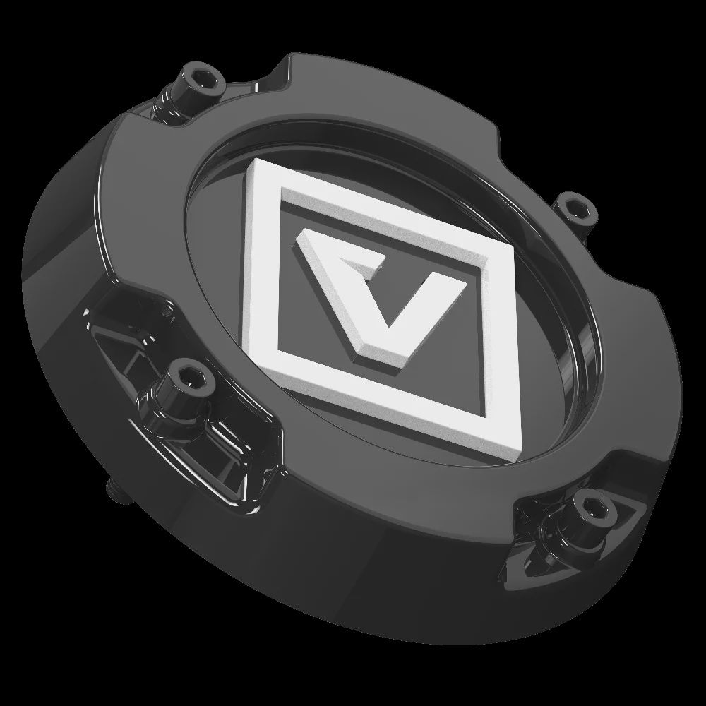 VCAP1 Center Cap, Finish: Gloss Black