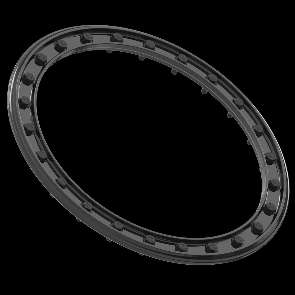 VBR10 UTV Beadlock Ring GB, Finish: Gloss Black, Size: 14&quot; Ring