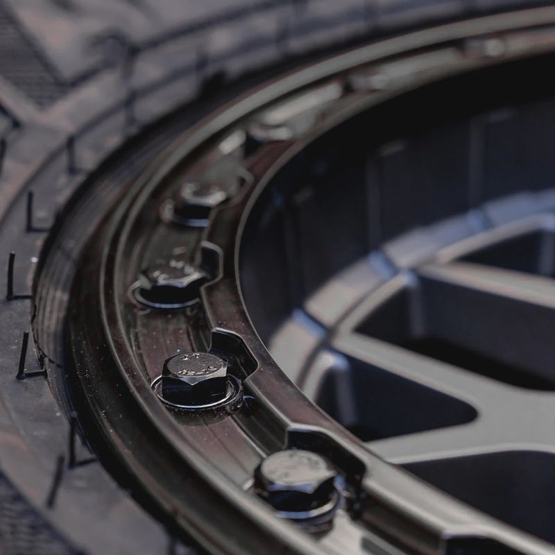 V07 Satin Graphite UTV Beadlock