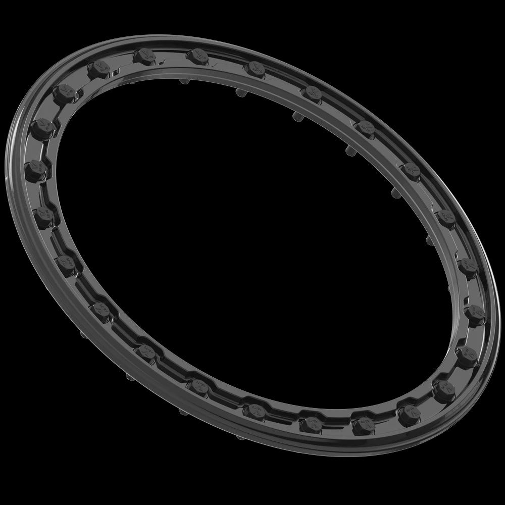 VBR20 UTV Beadlock Ring GB, Finish: Gloss Black, Size: 15&quot; Ring