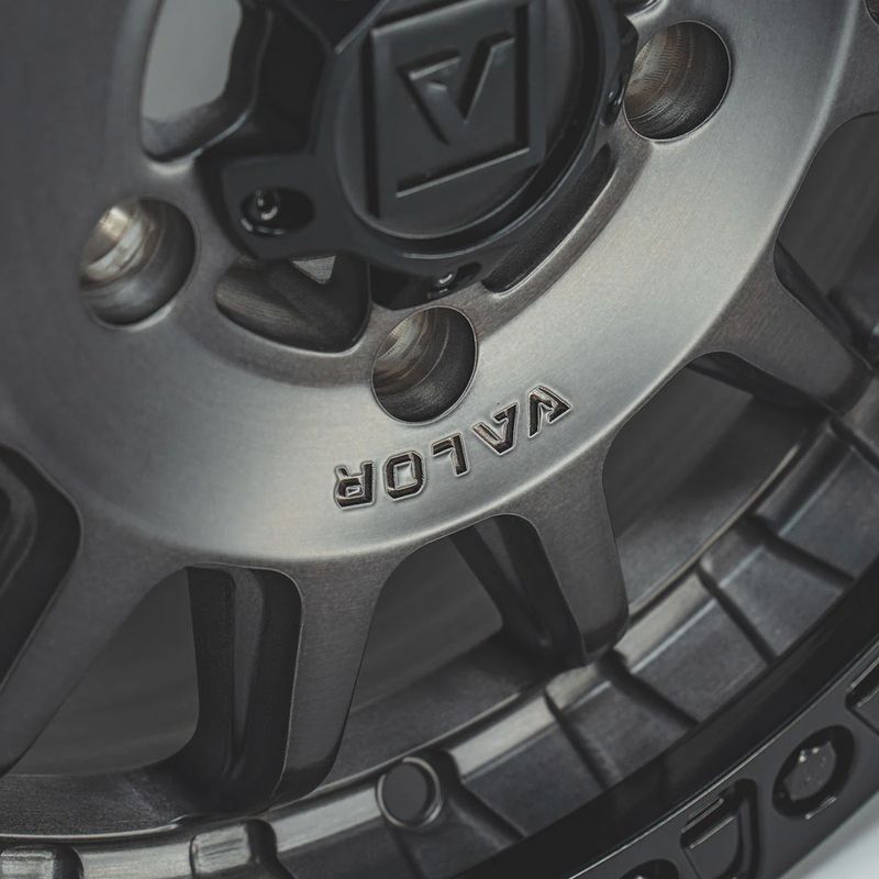 V09 Brushed Charcoal UTV Beadlock