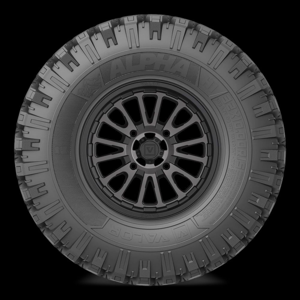 30" Alpha on 14x7 V14 DT, V14 Dark Tint (Bolt Pattern): 4x137