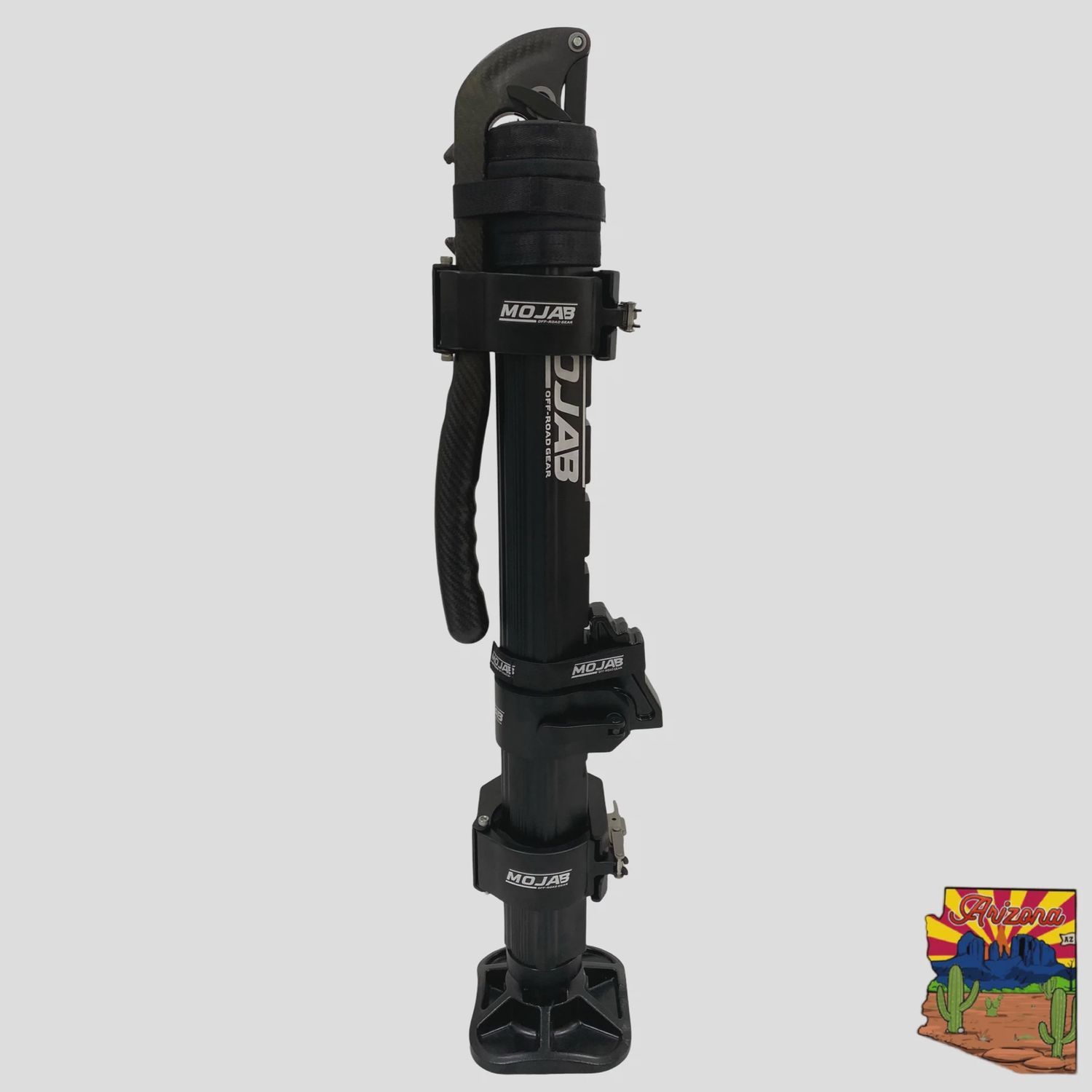 CarbonPro Hydraulic Jack with Mounting Clamps, Color: Black