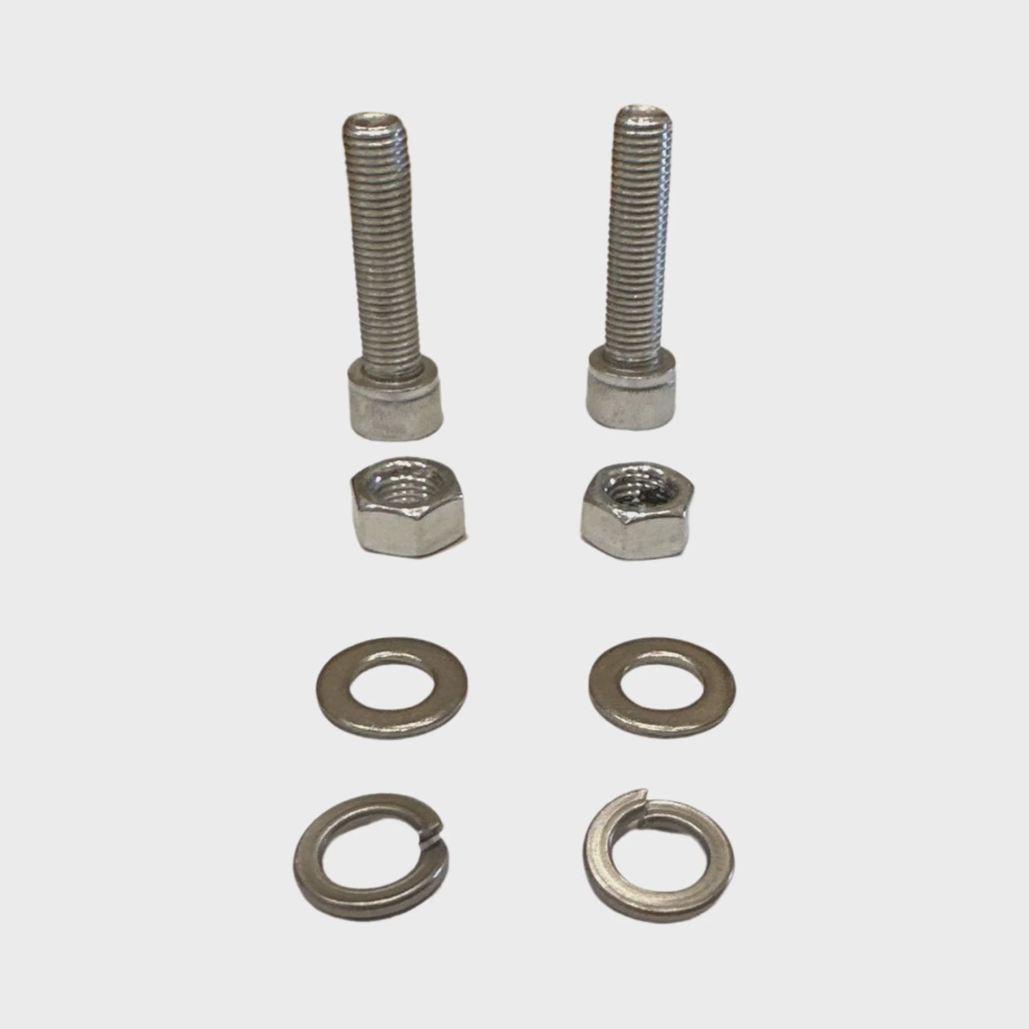 Winch Mount Service Parts, Style: 0.38&#39;&#39;Stainless Steel Socket Head Screw (10mm) and Hex Nuts (M10) and washer and lock washer
