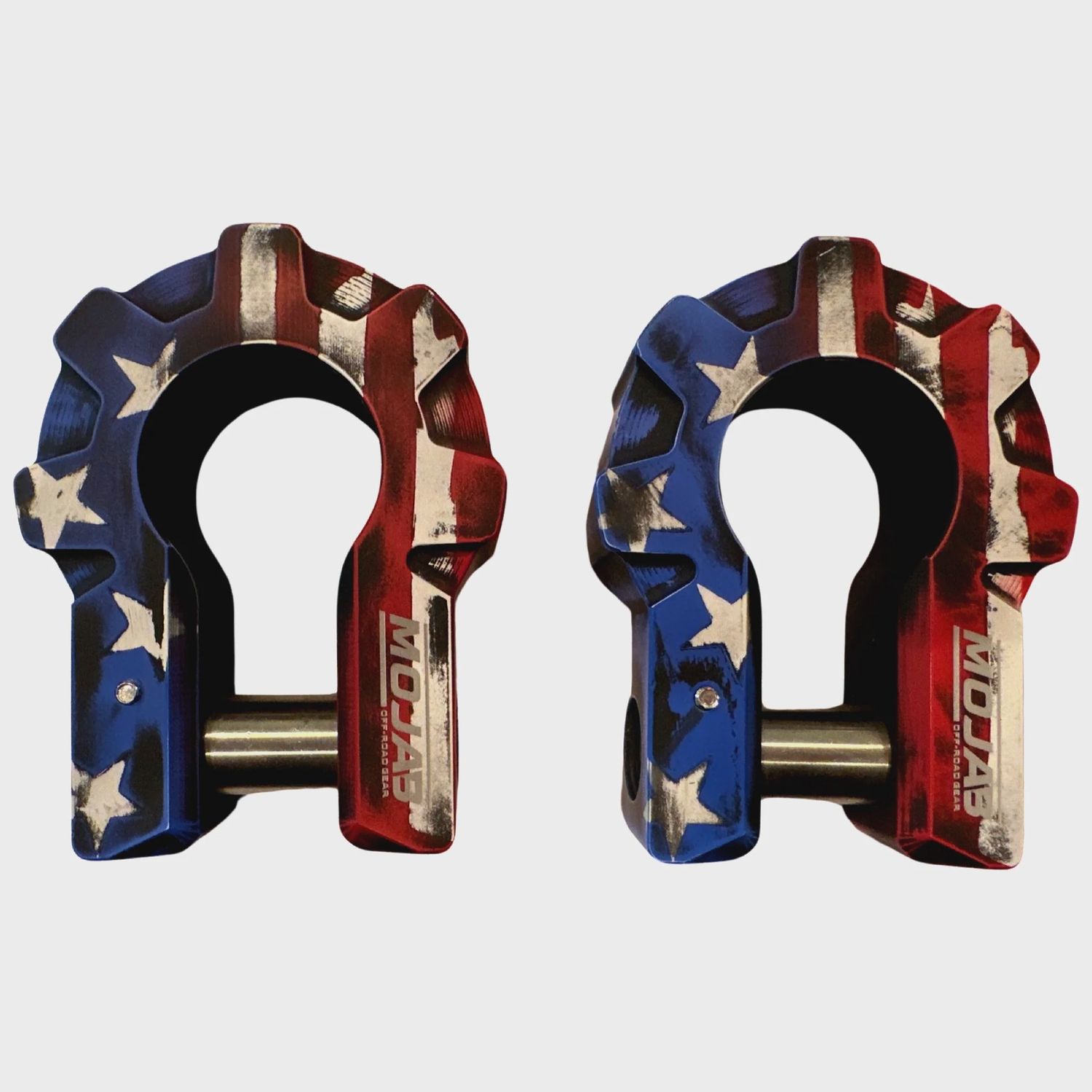 American Flag - 3/4&#39;&#39; Extreme duty Aluminum Shackle set (9T)