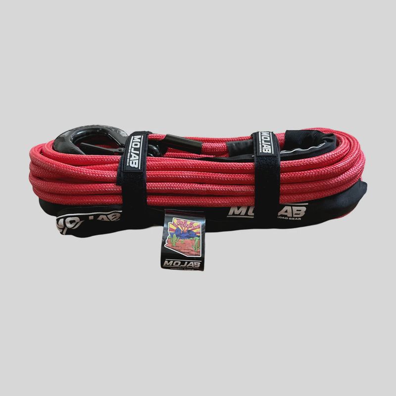 3/8&#39;&#39; x 85&#39; Double Braided Winch Rope with Removeable forged winch hook