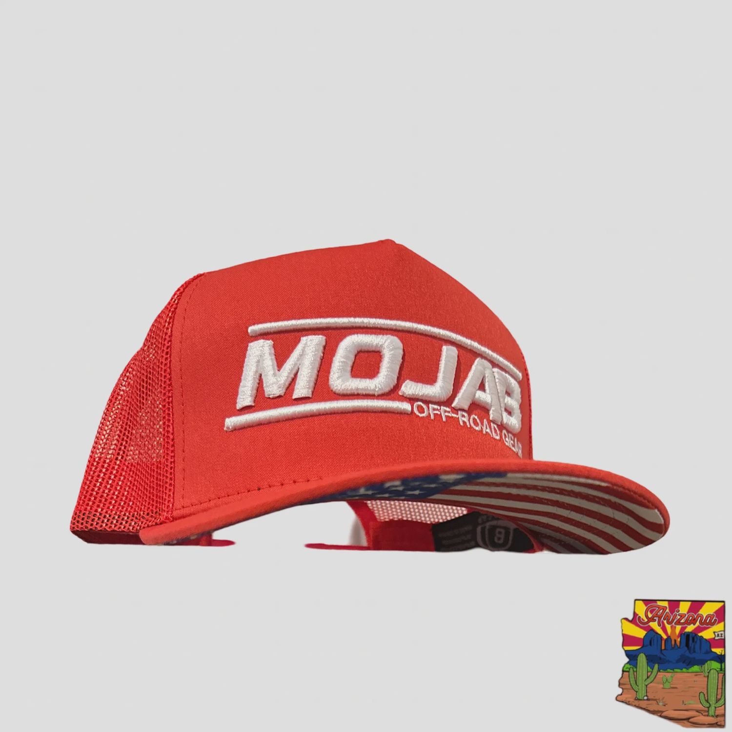 Mojab snap-back Trucker Cap Flag edition, Color: black