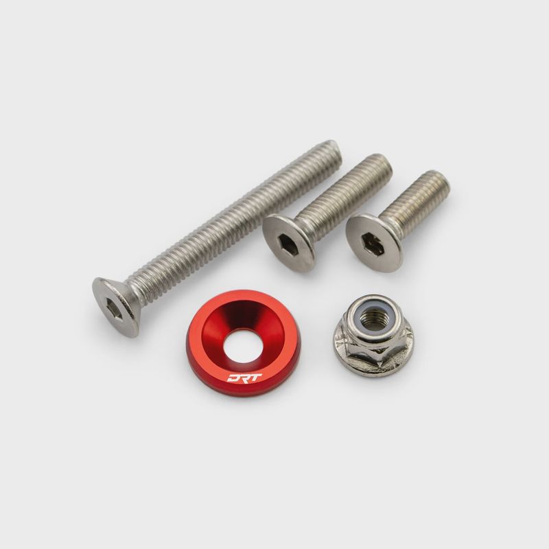 DRT Fender/Rock Washer &amp; Hardware Dress Up Kit - Raw Aluminum