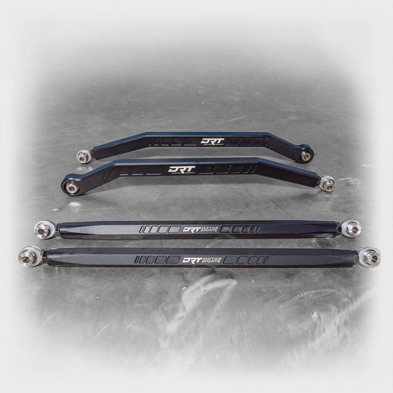 DRT Motorsports Polaris 2020+ Pro XP/4 (64&quot;)Billet Aluminum High Clearance Radius Rod Set