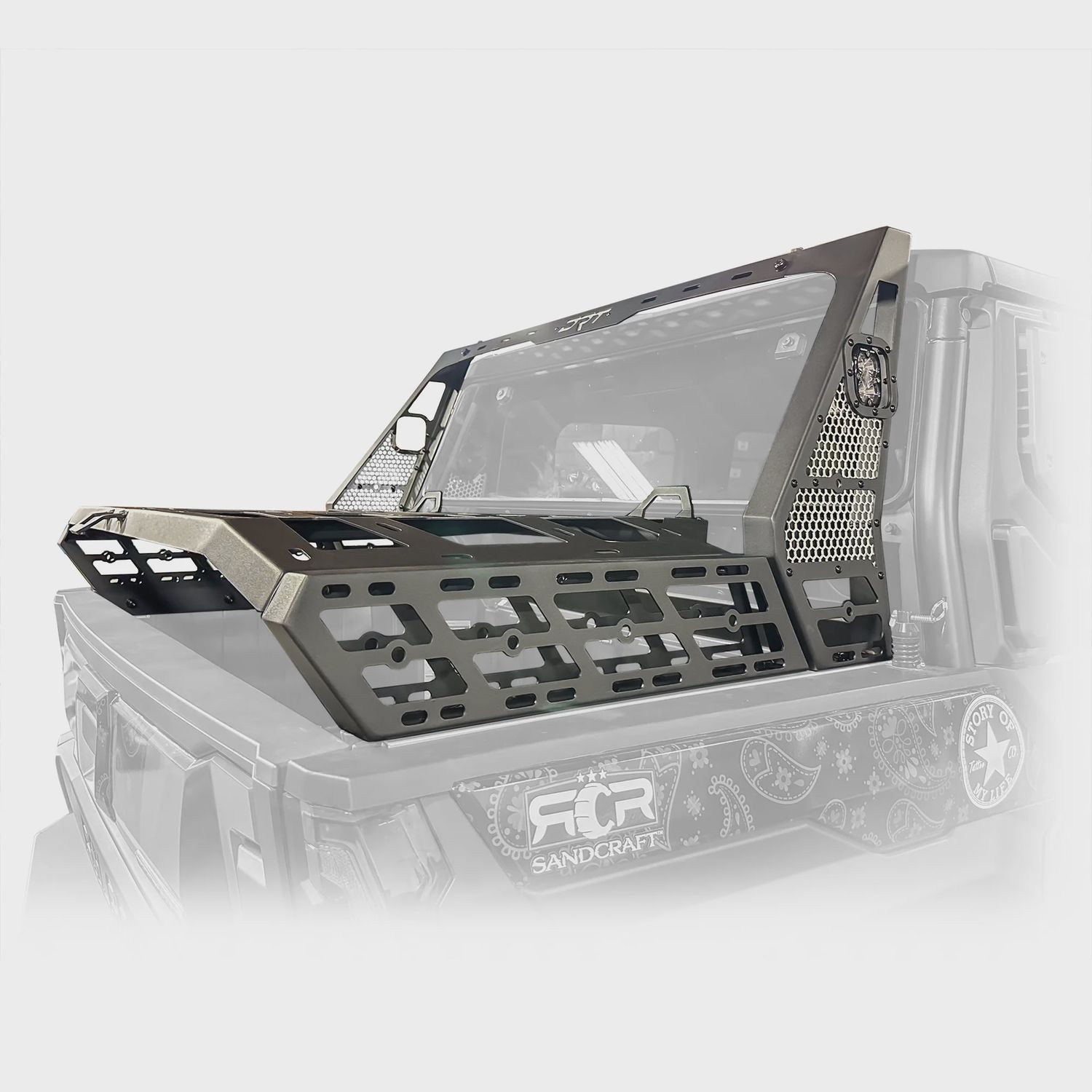 DRT 2024+ Xpedition Chase Rack / Tire Carrier System, Style: Polaris XPEDITION Tire Carrier / Chase Rack System