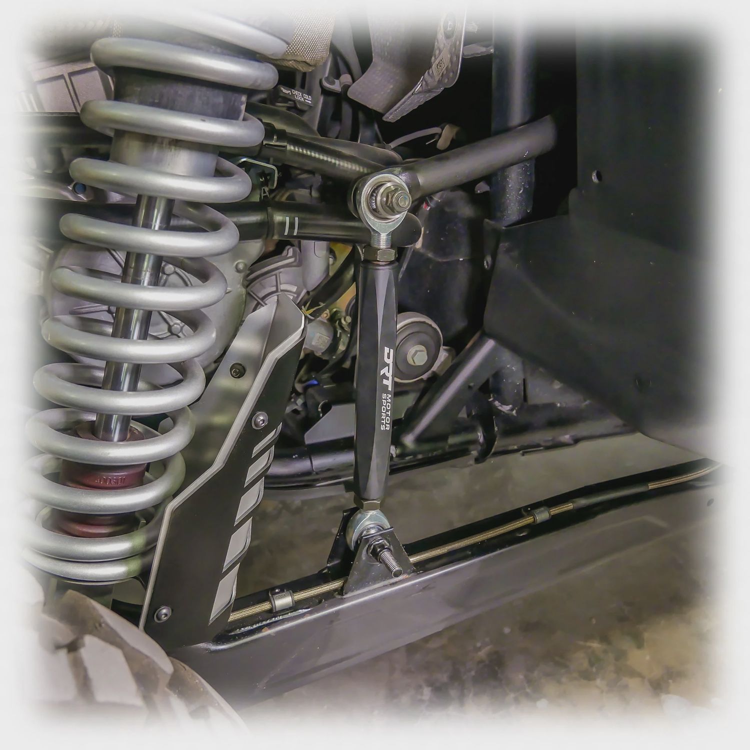 DRT RZR Polaris Pro XP Billet Aluminum Hex Bar Adjustable Sway Bar Link Kit, Rear (M10)