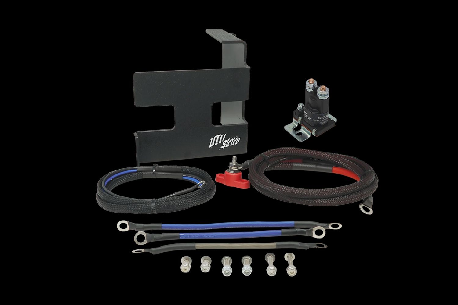 Can-Am® X3 2nd Battery Kit (Wire Kit &amp; Battery Mount Only) | UTVS-X3-2BATT-NB