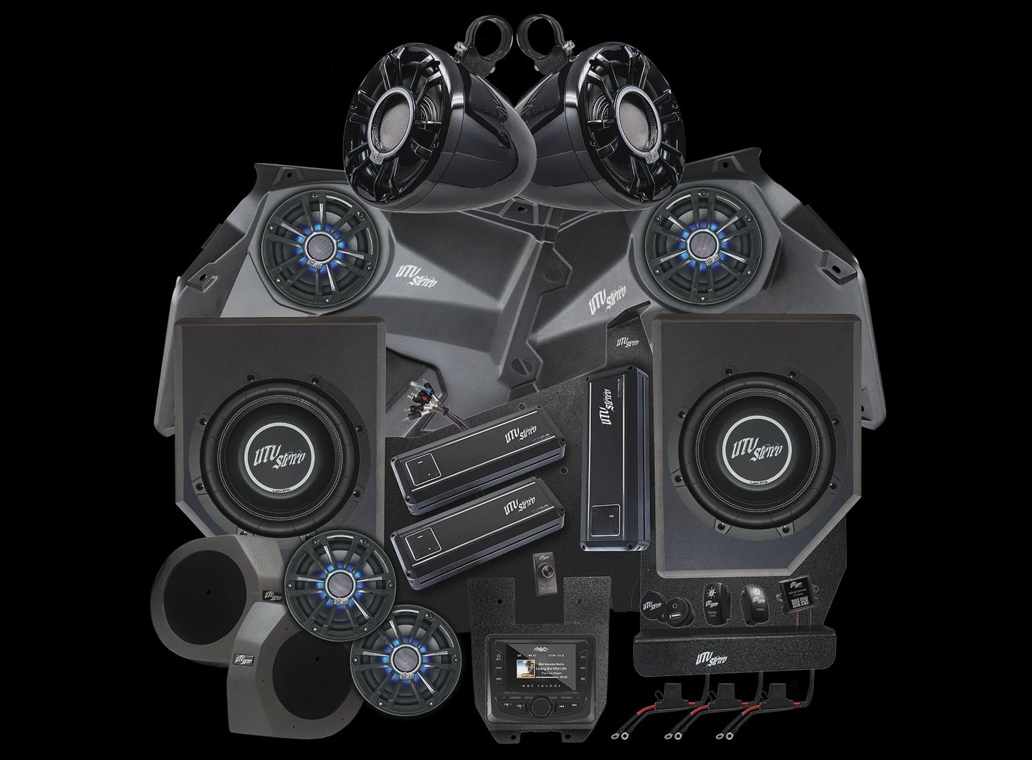 Can-Am® X3 Signature Series Stage 8 Stereo Kit | UTVS-X3-S8-S