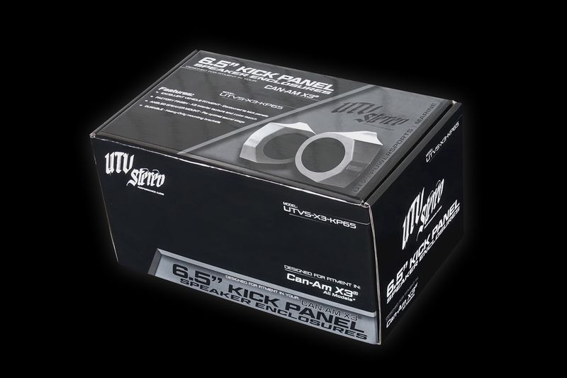 Can-Am® X3 6.5&quot; Kick Panel Speaker Enclosures | UTVS-X3-KP65