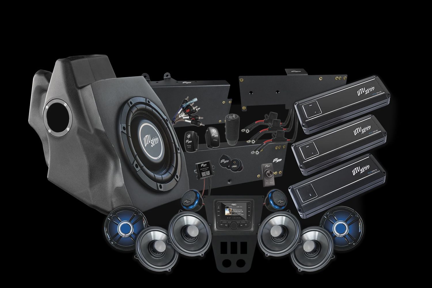 RZR® Pro Series Signature Stage 8 Stereo Kit | UTVS-PRO-S8-S