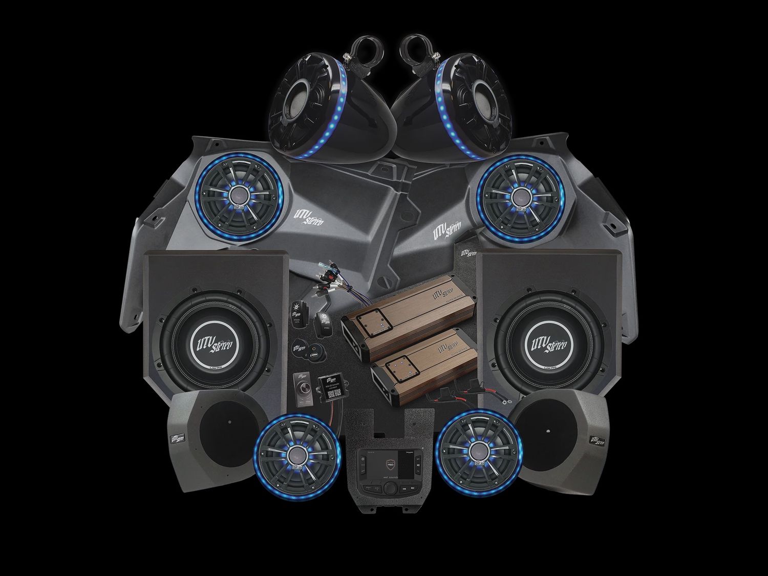 Can-Am® X3 Elite Series Stage 7 Stereo Kit | UTVS-X3-S7-E