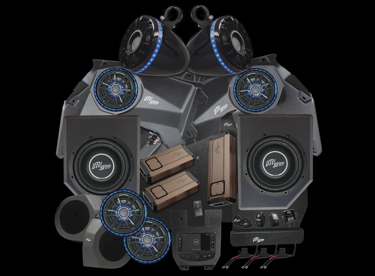 Can-Am® X3 Elite Series Stage 8 Stereo Kit | UTVS-X3-S8-E