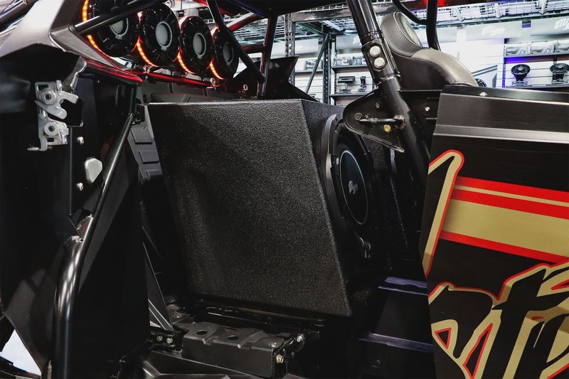 Vented 15&quot; Seat Replacement Enclosure &amp; UTVS 15&quot; Elite Series Subwoofer | UTVS-VENC-15