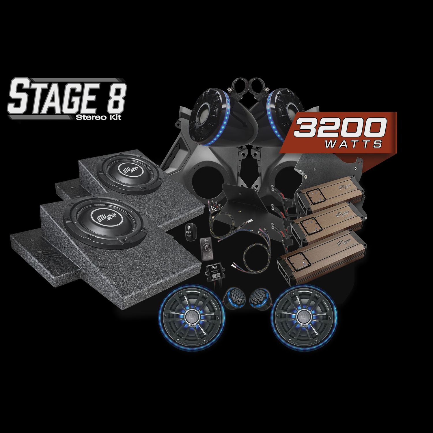 Can-Am® Maverick R Elite Series Stage 8 Stereo Kit | UTVS-R-S8-E