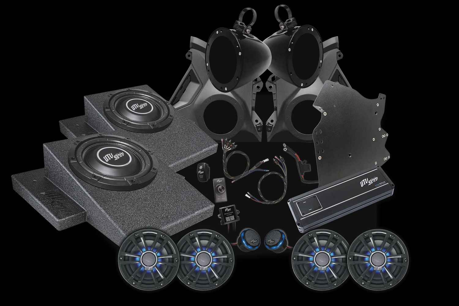 Can-Am® Maverick R Signature Series Stage 6 Stereo Kit | UTVS-R-S6-S