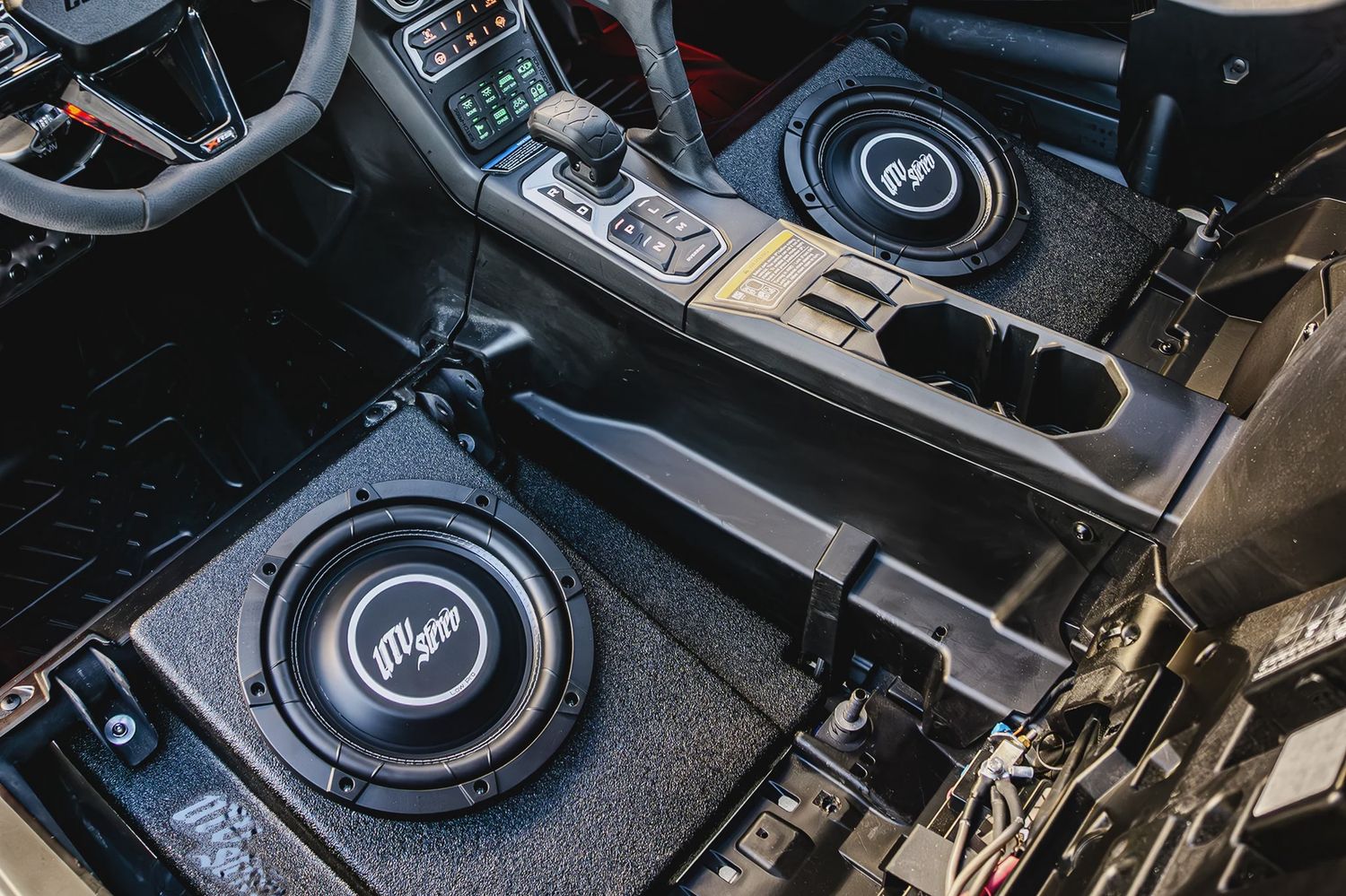 Can-Am® Maverick R 10" Front Subwoofer Enclosure – Unloaded | UTVS-R-ENC-10-FRONT