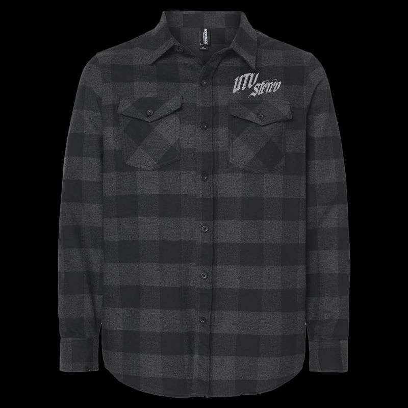 UTV Stereo Unisex Embroidered Flannel | UTVS-A-FLANNEL-U-CHR