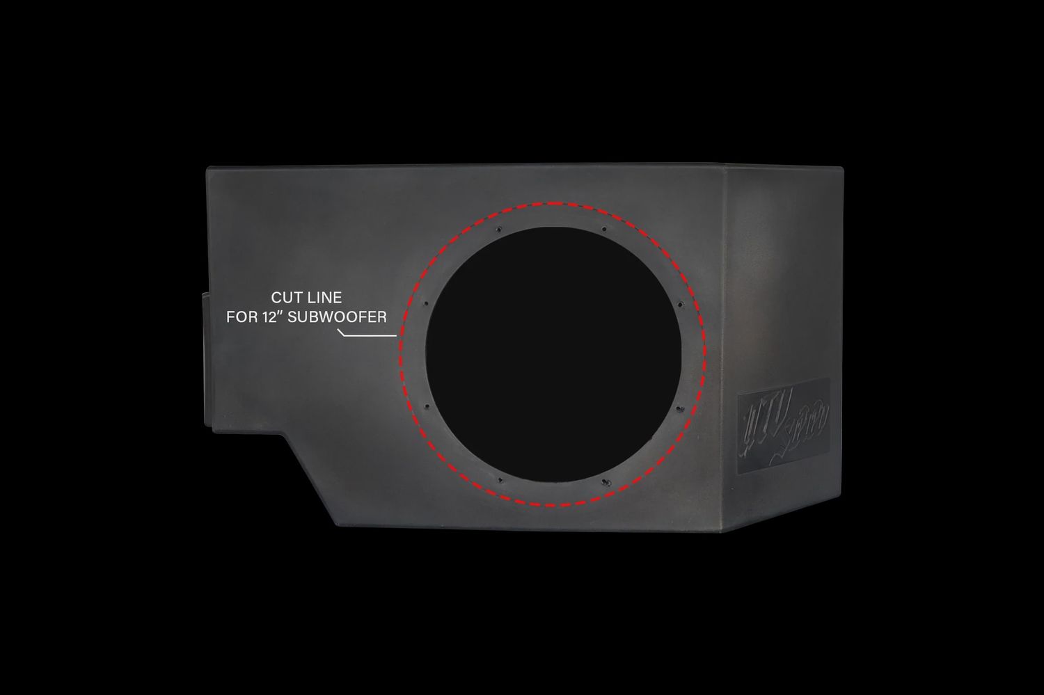 Can-Am® Defender 1000W Single Driver Side 10&quot; Subwoofer Kit | UTVS-DEF-SUB-1000-DRIVER