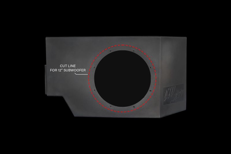 Can-Am® Defender 1000W Single Driver Side 10&quot; Subwoofer Kit | UTVS-DEF-SUB-1000-DRIVER