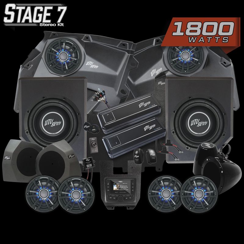 Can-Am® X3 Signature Series Stage 7 Stereo Kit | UTVS-X3-S7-S