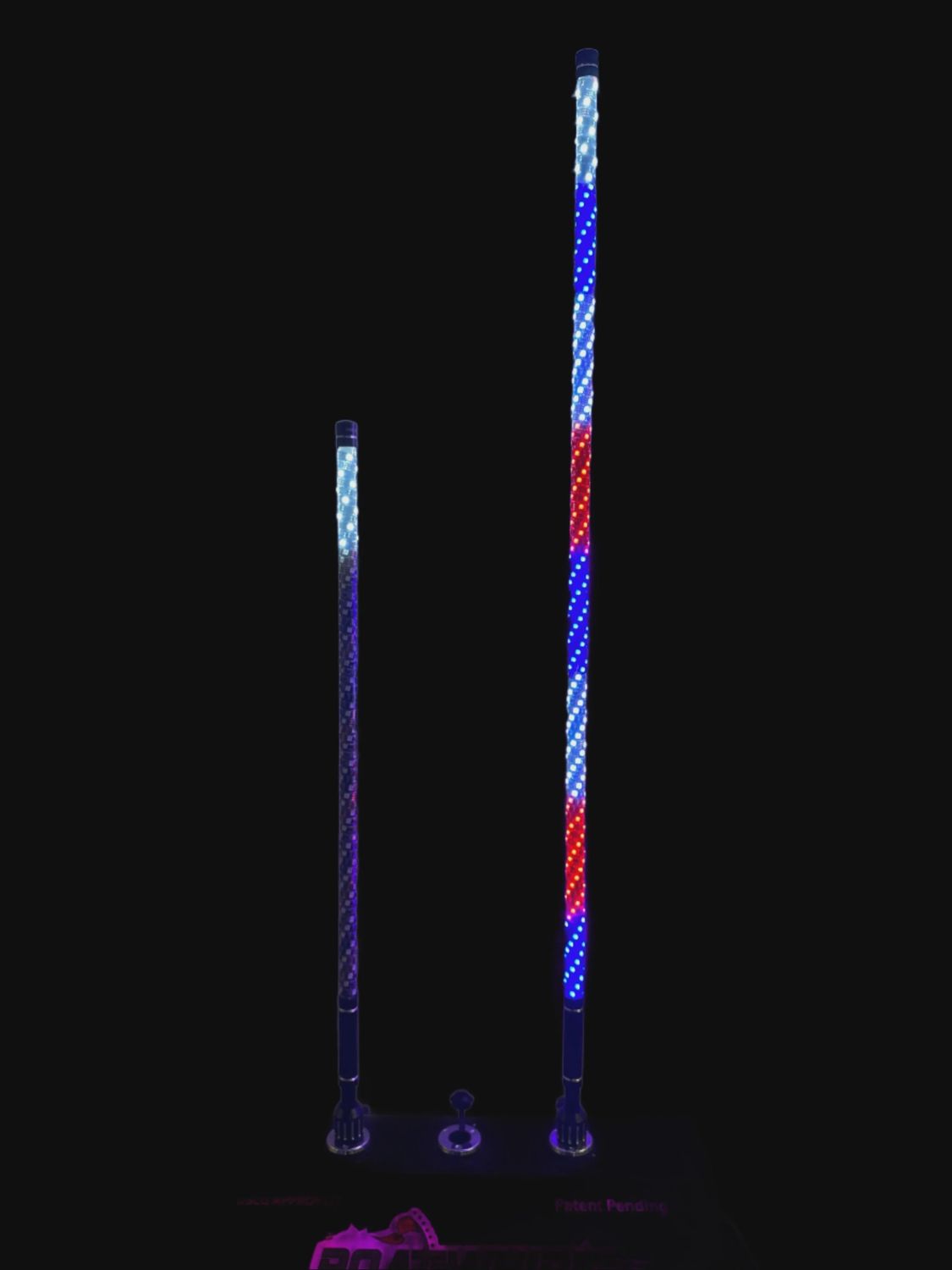 Spiral Wound LED Stern Whip (Bluetooth)