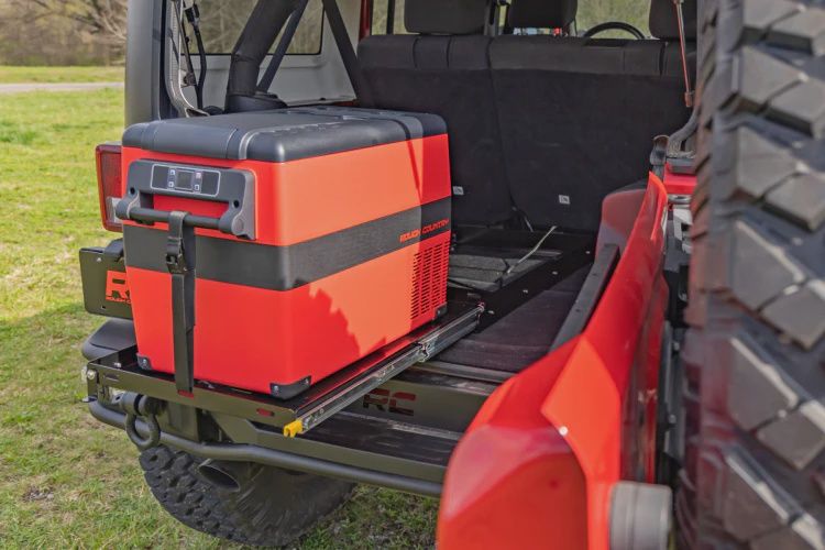 45 L PORTABLE REFRIGERATOR/FREEZER 12 VOLT/AC 110, ADD SLIDE OUT RACK: NO