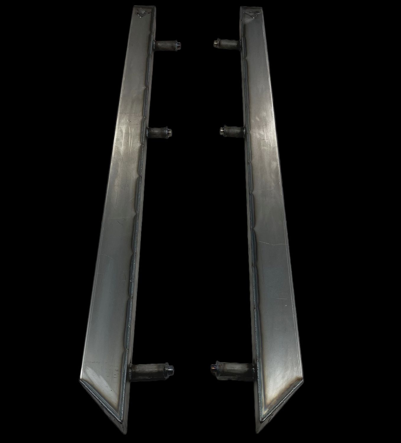 Polaris RZR Pro R / Turbo R / Pro XP 4-Seat Rock Slider Steps, Color: Raw