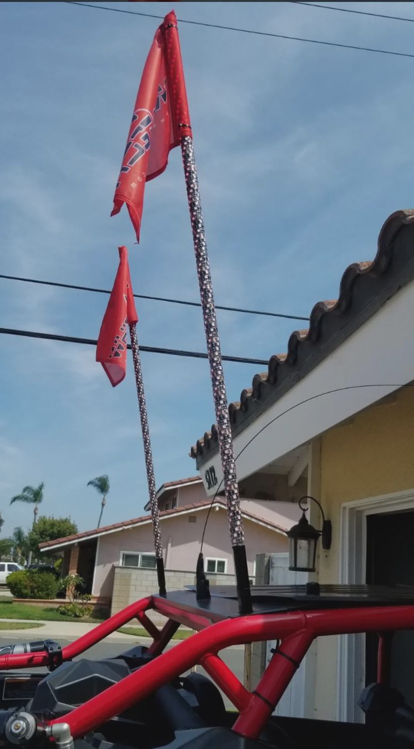 Multicolor spiral whip