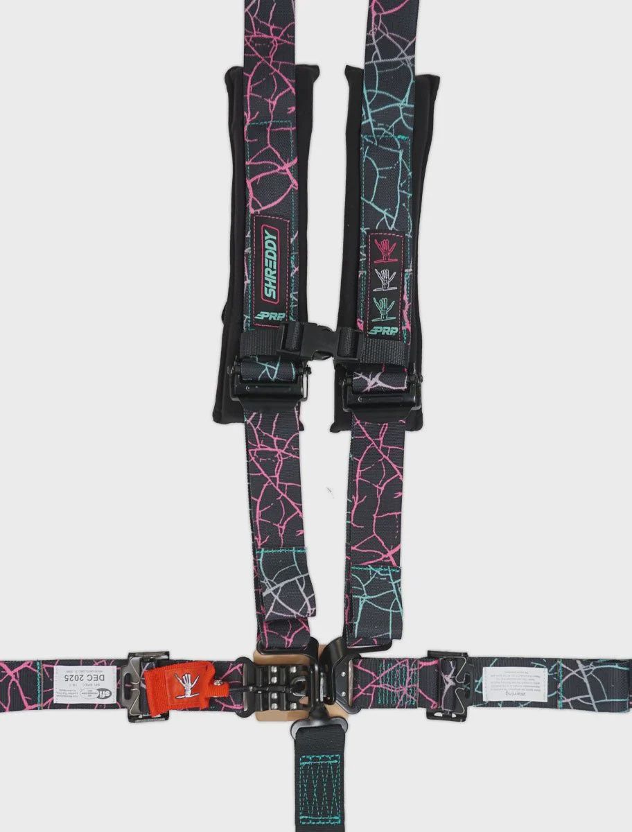 SHREDDY 5.2 HARNESS WITH REMOVABLE PADS - CRACKED