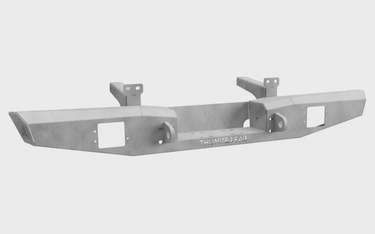 Ranger SP 570 Rear Winch Bumper No Lights Raw Thumper Fab