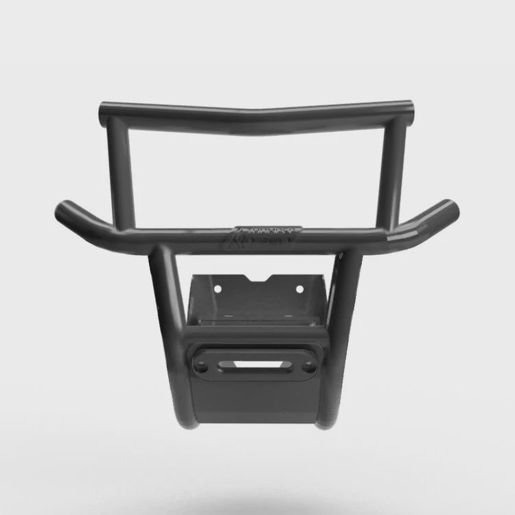 Can-Am Maverick X3 Front Winch Bumper &amp; Bulkhead w/ Lights Black Thumper Fab