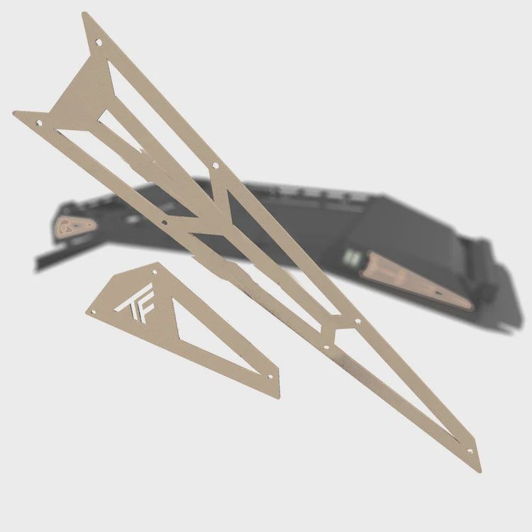 Audio Roof Accent Panel Set General Crew &amp; 2-Seat Military Tan Thumper Fab