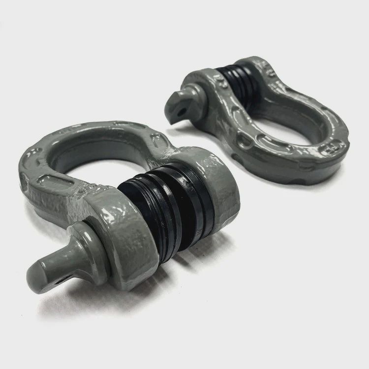 3/4 Inch Extreme Shackle with 7/8 Inch Pin Universal Fitment Boxed Gray Pair Thumper Fab