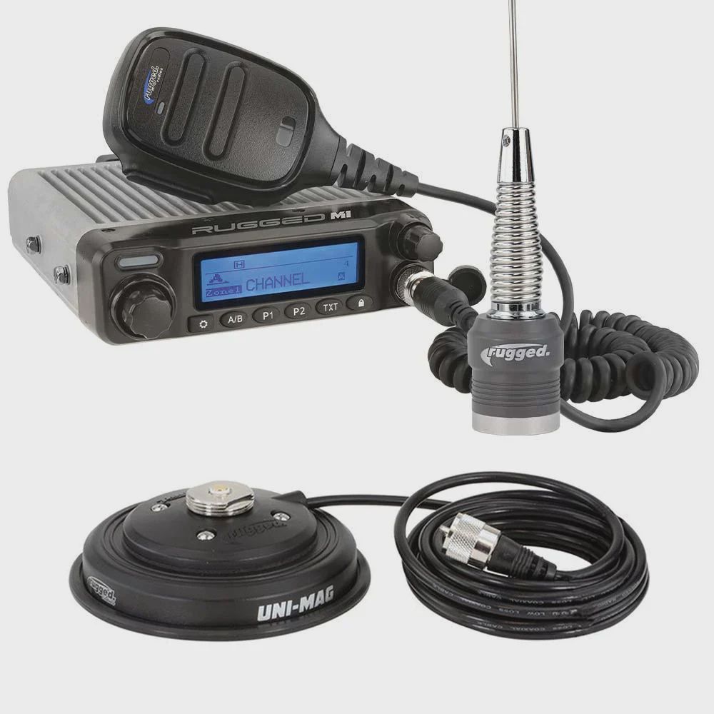 Rugged M1 RACE SERIES Waterproof Mobile with Antenna - Digital and Analog