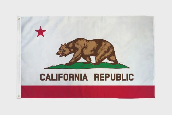CALIFORNIA STATE 3X5&#39; POLY FLAG