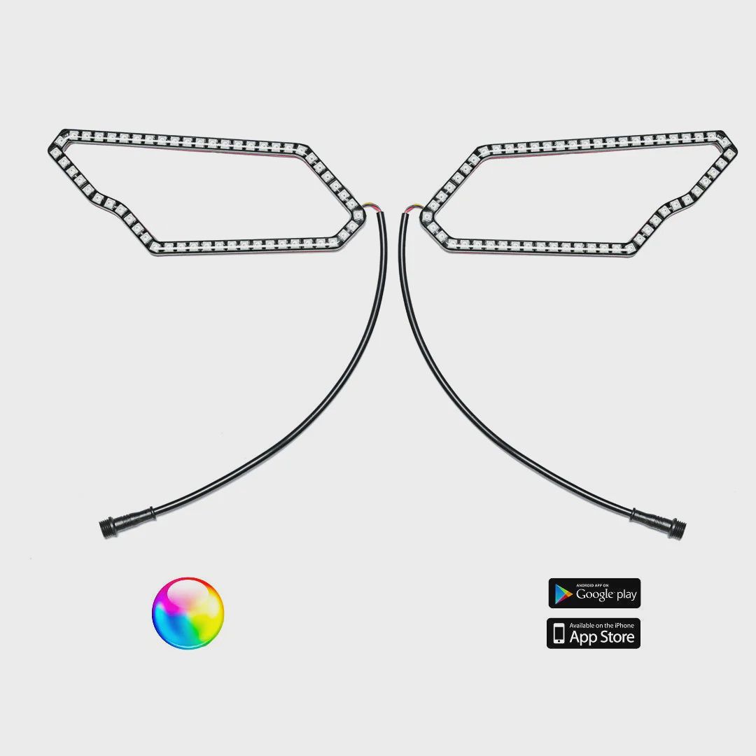 187 Style Can-Am Halos w/ Control Harness