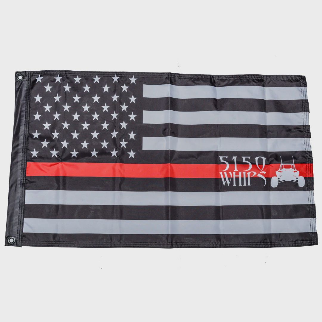 5150 Whips Heavy Duty American Flag (Red Line)