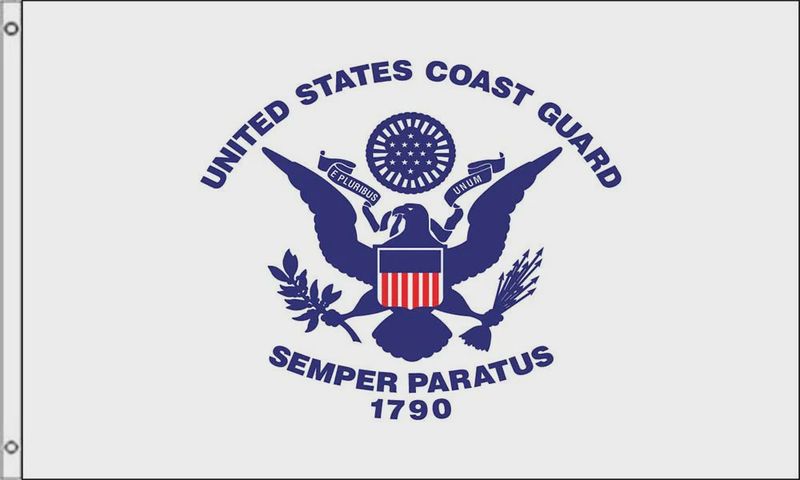 COAST GUARD 3X5&#39; POLY FLAG