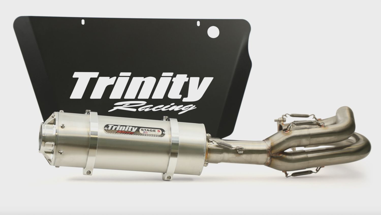 RZR XP 1000 STINGER EXHAUST, Finish: Brushed Stainless